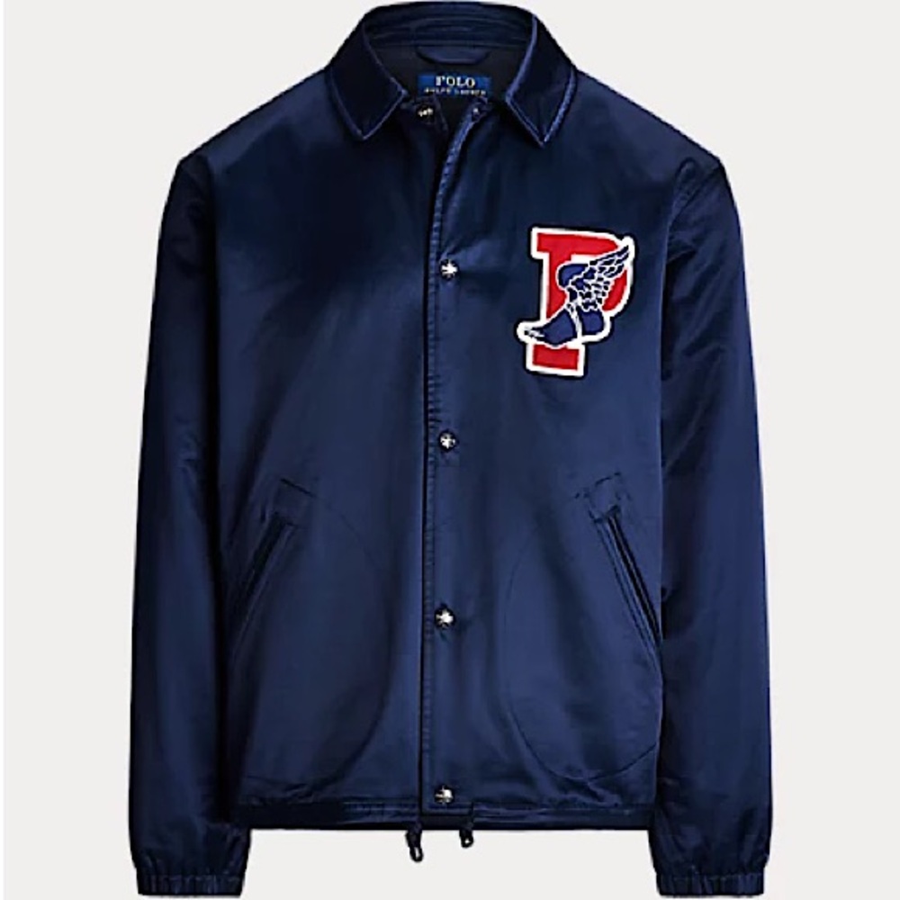 🪽POLO RALPH P-Wing Sateen Coach’s Jacket